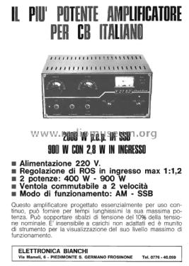 Amplificatore per CB Y.27 S2 Thunder; BBE Italy; Biella (ID = 3019443) Cittadina