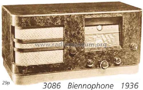 3086; Biennophone; Marke (ID = 1419) Radio