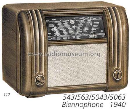 5063; Biennophone; Marke (ID = 709346) Radio