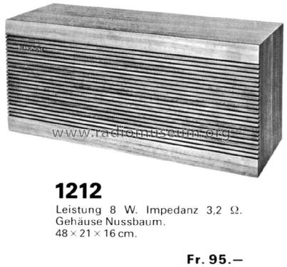 Lautsprecher-Box 1212; Biennophone; Marke (ID = 1499854) Altavoz-Au