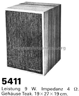 Lautsprecherbox 5411; Biennophone; Marke (ID = 1499408) Speaker-P