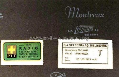 Montreux 6008; Biennophone; Marke (ID = 71410) Radio