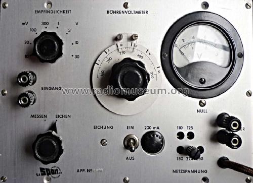 Röhrenvoltmeter 8177; Biennophone; Marke (ID = 1192855) Ausrüstung