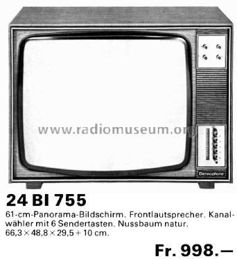 S/W-TV-Gerät 24BI755; Biennophone; Marke (ID = 1501692) Television