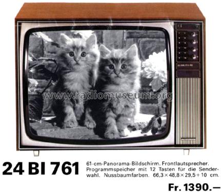 S/W-TV-Gerät 24BI761; Biennophone; Marke (ID = 1501741) Television