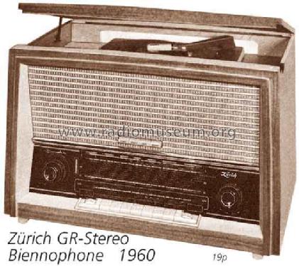 Zürich GR Stereo ; Biennophone; Marke (ID = 1453) Radio