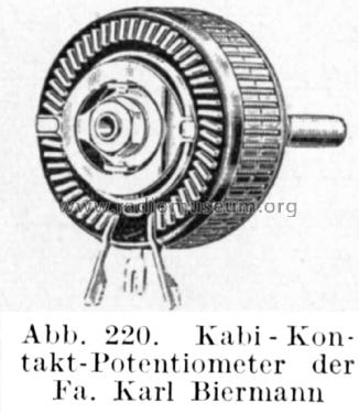 Potentiometer 1101; Biermann, Karl KABI; (ID = 1745972) Radio part