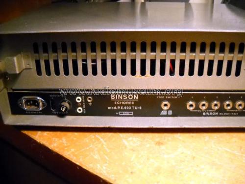 Echorec PE603-TU-6; Binson; Milano (ID = 2753685) Sonido-V