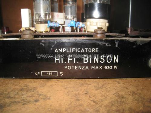 PO 601; Binson; Milano (ID = 1710168) Ampl/Mixer