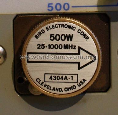 RF Directional Thruline Wattmeter 4304A; Bird Technologies, (ID = 1600401) Equipment