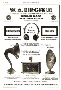 HA2Nc; Birgfeld AG, W.A; (ID = 2998890) Radio