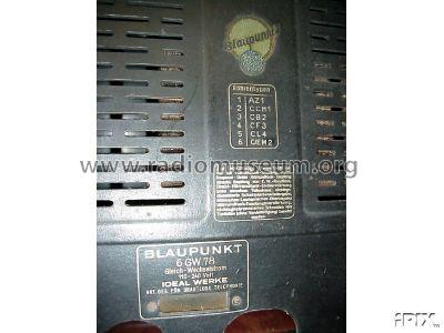 6GW78; Blaupunkt Ideal, (ID = 21455) Radio