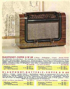 6W68P; Blaupunkt Ideal, (ID = 707595) Radio