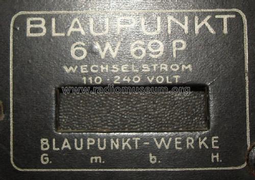 6W69P; Blaupunkt Ideal, (ID = 2028651) Radio