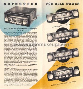 A52E; Blaupunkt Ideal, (ID = 1606466) Car Radio