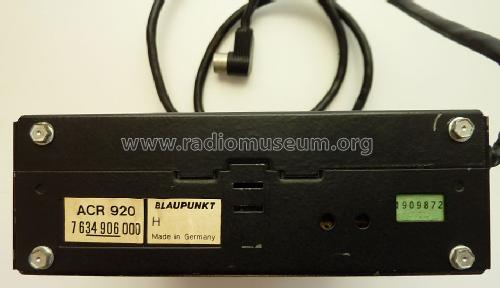 ACR920 7.634.906; Blaupunkt Ideal, (ID = 1346977) Enrég.-R