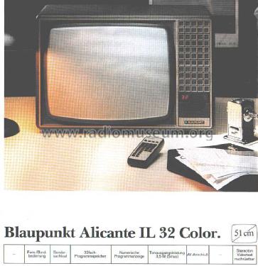 Alicante IL 32 Color 7 662 150; Blaupunkt Ideal, (ID = 1961494) Television