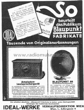 Ampladyn ; Blaupunkt Ideal, (ID = 3861) Radio