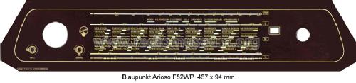 Arioso F52WP; Blaupunkt Ideal, (ID = 1025269) Radio