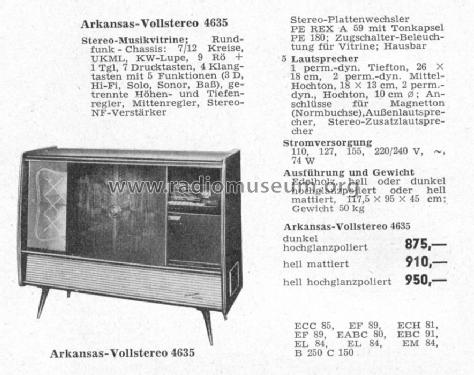 Arkansas-Vollstereo 4635; Blaupunkt Ideal, (ID = 36971) Radio