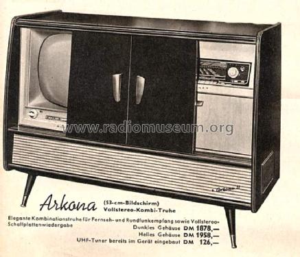 Arkona 21 Vollstereo 7680; Blaupunkt Ideal, (ID = 493860) TV Radio