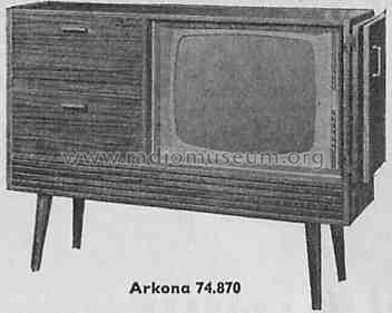 Arkona 74.870; Blaupunkt Ideal, (ID = 327022) TV Radio