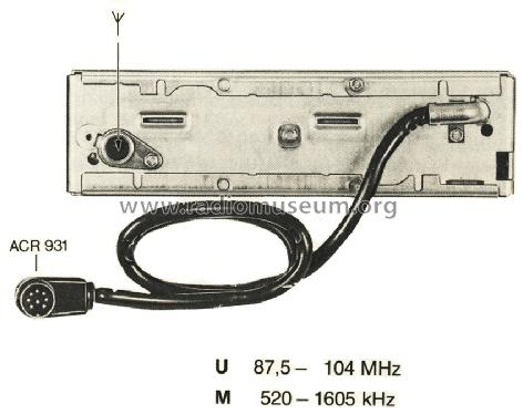 AT931 7.630.525.010; Blaupunkt Ideal, (ID = 1301397) Car Radio