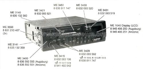 Augsburg CR24 7.643.759.010; Blaupunkt Ideal, (ID = 1855782) Car Radio