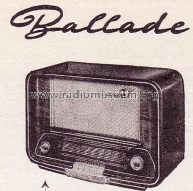 Ballade F525UH; Blaupunkt Ideal, (ID = 97149) Radio