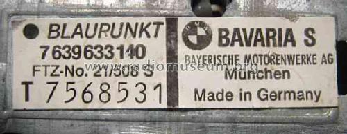 Bavaria S 7.639.633.140; Blaupunkt Ideal, (ID = 697189) Car Radio