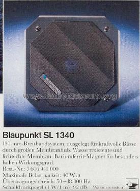 Blue Magic SL 1340; Blaupunkt Ideal, (ID = 1942436) Speaker-P