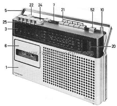 Bongo CR 7.654.050; Blaupunkt Ideal, (ID = 718168) Radio