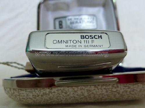 Omniton Hörgerät 111F; Bosch; Deutschland (ID = 1010734) Medicine