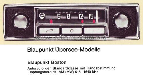 Boston ab X 1870001; Blaupunkt Ideal, (ID = 1552761) Car Radio