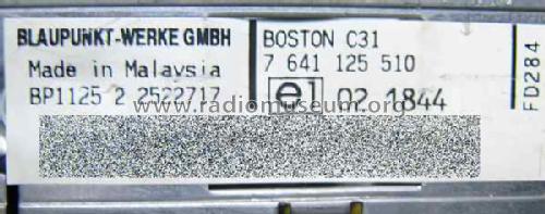 Boston C31 7.641.125.510; Blaupunkt Ideal, (ID = 1591928) Car Radio