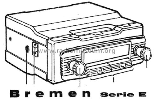 Bremen ab E 500001; Blaupunkt Ideal, (ID = 625524) Car Radio