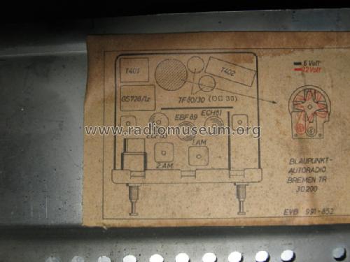 Bremen TR ab D 700001; Blaupunkt Ideal, (ID = 619173) Car Radio