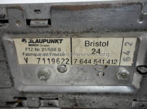 Bristol 24 7.644.541.412; Blaupunkt Ideal, (ID = 1019812) Autoradio