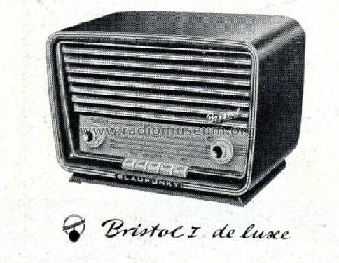 Bristol I de Luxe 2465; Blaupunkt Ideal, (ID = 294040) Radio