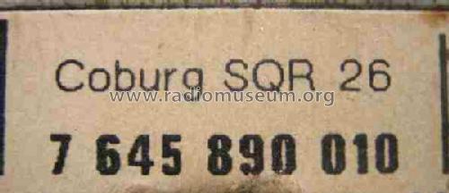 Coburg SQR 26 7.645.890.010; Blaupunkt Ideal, (ID = 640714) Car Radio