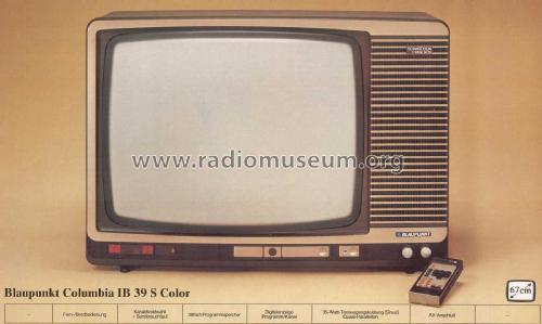 Columbia IB 39 S Color 7 669 770 Ch= FM100KL; Blaupunkt Ideal, (ID = 1968369) Télévision