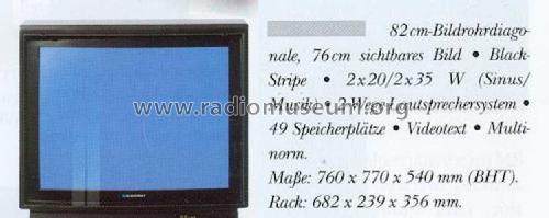 CS 82-70 VTM 7.669.650 Ch= FM500.50; Blaupunkt Ideal, (ID = 1945945) Television