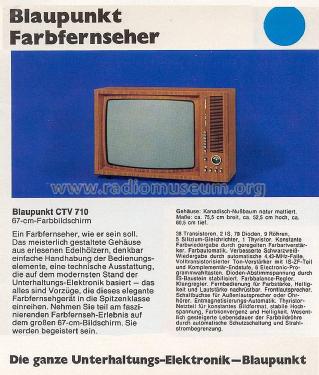 CTV710 7.660.370; Blaupunkt Ideal, (ID = 1608388) Televisore