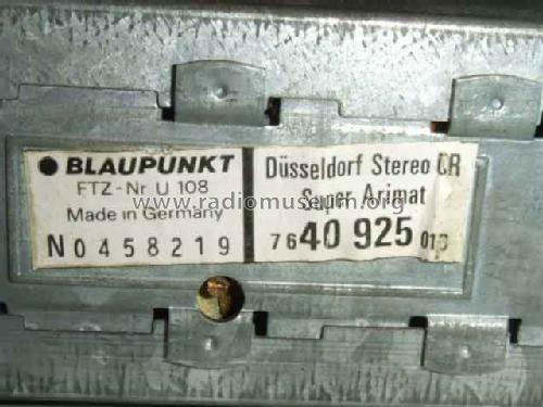 Düsseldorf Stereo CR Super Arimat 7.640.925.010; Blaupunkt Ideal, (ID = 820798) Car Radio