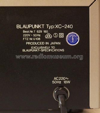 Electronic Cassette Deck XC-240 7.629.180; Blaupunkt Ideal, (ID = 1883168) R-Player