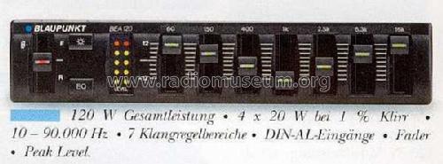 Equalizer-Amplifier BEA 120 7.607.787.510; Blaupunkt Ideal, (ID = 1940882) Ampl/Mixer