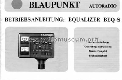 Equalizer BEQ-S 7.607.379.010; Blaupunkt Ideal, (ID = 920245) Ampl/Mixer