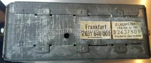 Frankfurt 7.631.640 ab 2300001; Blaupunkt Ideal, (ID = 2022169) Car Radio