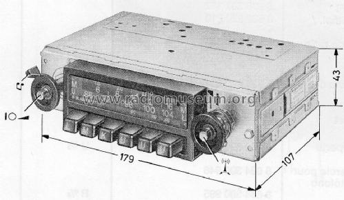 Frankfurt 7.636.640/647 ab 650001; Blaupunkt Ideal, (ID = 586470) Autoradio