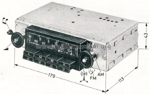 Frankfurt Commander 7 636 645 / 649 ab 3300001; Blaupunkt Ideal, (ID = 1582522) Car Radio